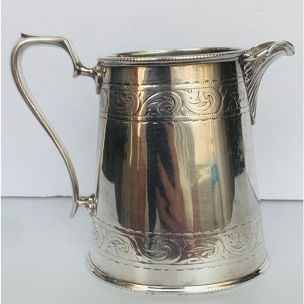 Antique Atkins Bros Creamer Pitcher